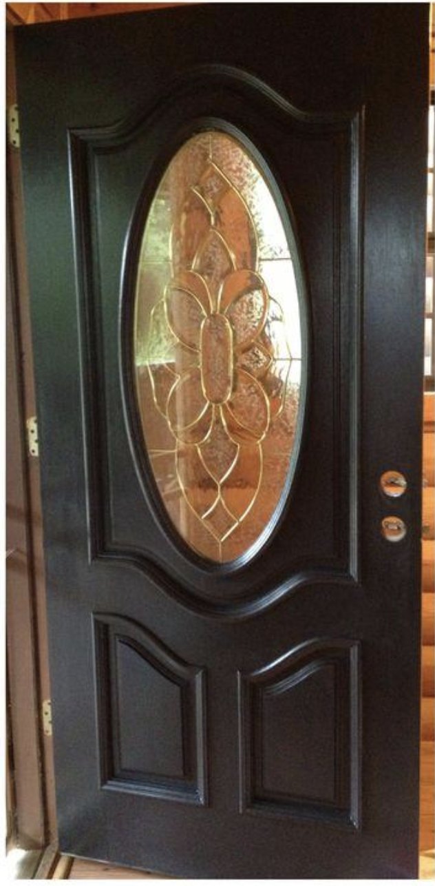 Front door, high gloss in Carefree after painting