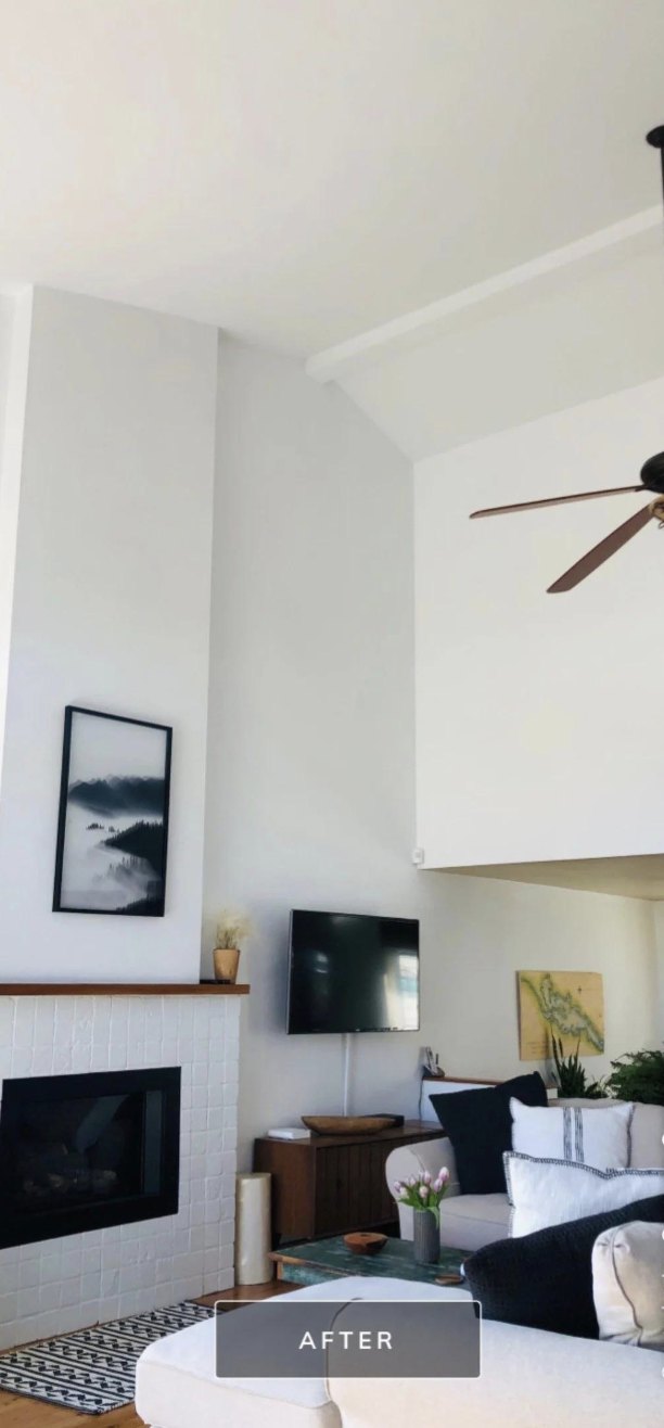 Great room & ceilings in North Phoenix after painting